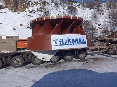 Новое рабочее колесо доставлено на Братскую ГЭС компании Эн+